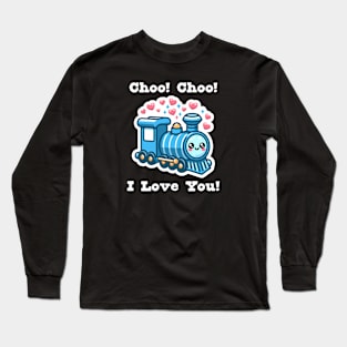 Cute Train Long Sleeve T-Shirt